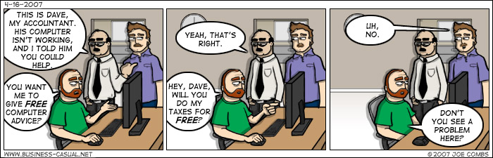 Business Casual Comic