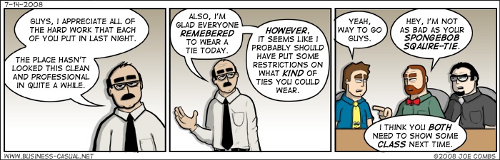 Business Casual Comic